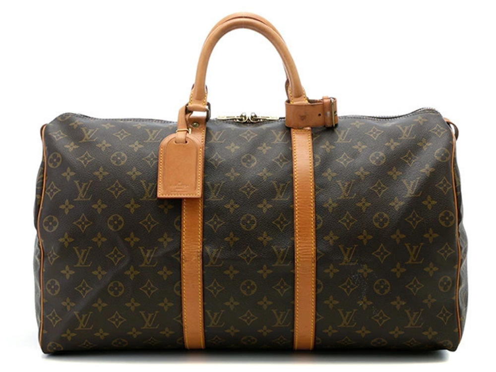 LOUIS VUITTON Keepall Boston Bag Monogram